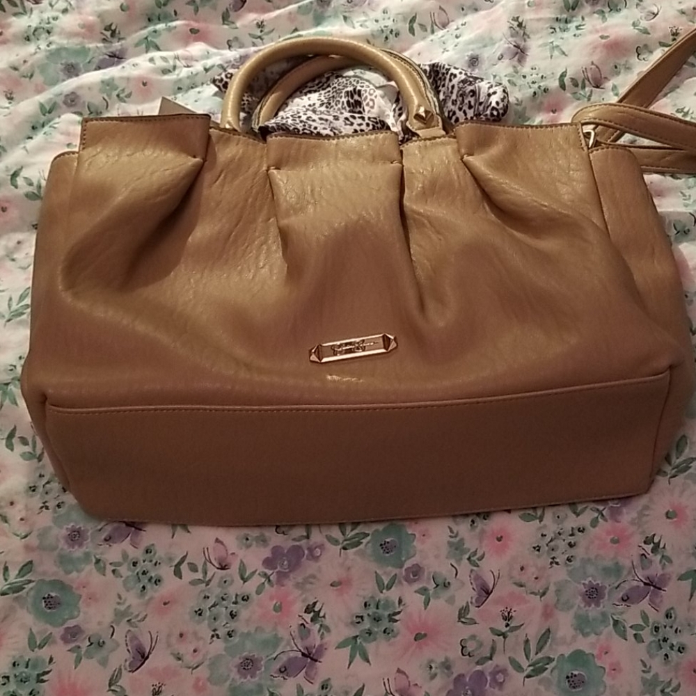 NWT JESSICA SIMPSON RUCHED LUCILLE SATCHEL - Picture 7 of 8
